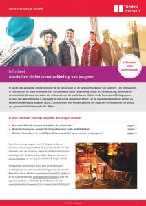 Alcohol en de hersenontwikkeling van jongeren
