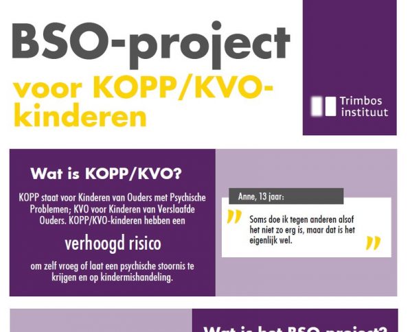 BSO-project voor KOPP/KOV-kinderen
