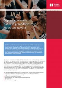 Depressiepreventie in publieke gezondheidszorg en sociaal domein