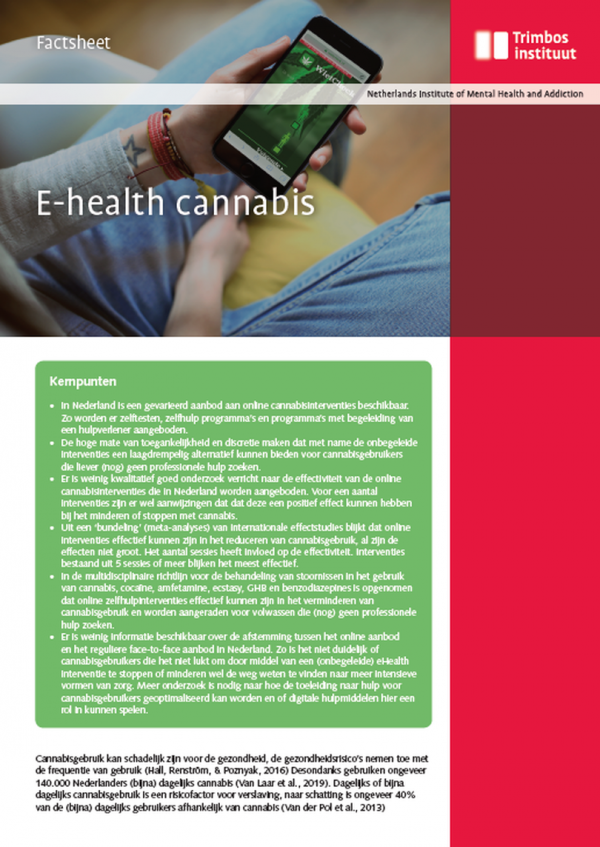 E-health cannabis