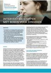 Factsheet Interventies stoppen met roken voor jongeren