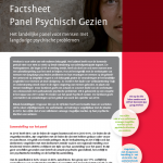 Factsheet Panel Psychisch Gezien - Werk