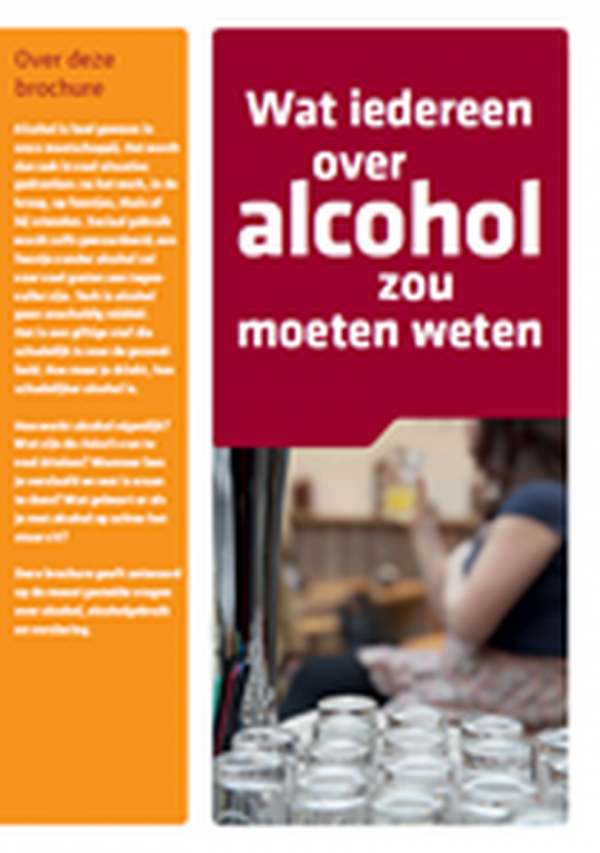 Folder Wat iedereen over alcohol zou moeten weten (bundel van 50 stuks)