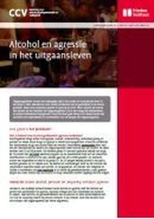 Infosheet Alcohol en agressie in het uitgaansleven