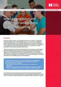 Mentale weerbaarheid en mentaal welbevinden in de schoolsetting