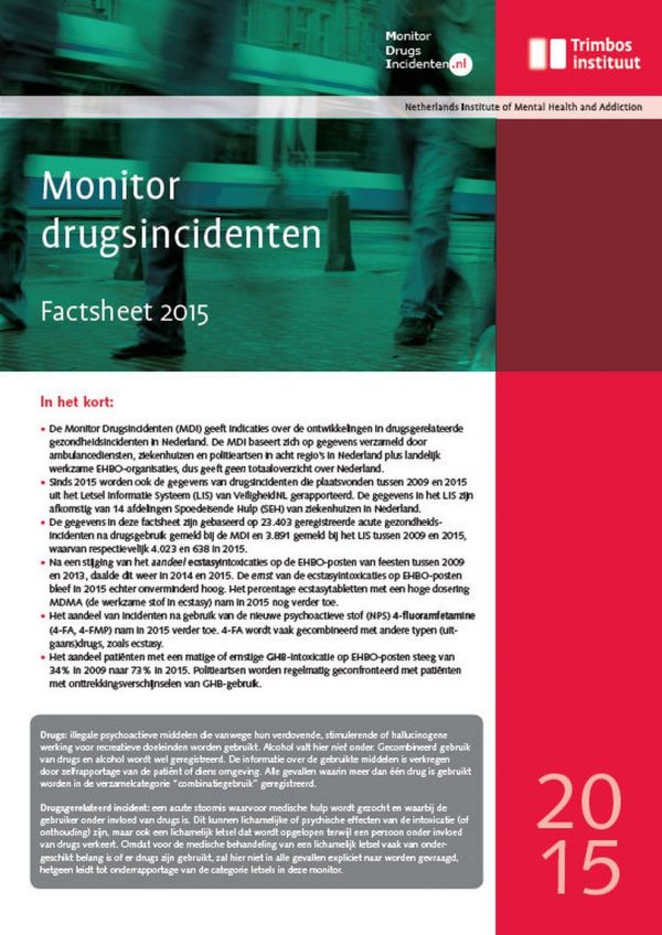 Monitor drugsincidenten 2015