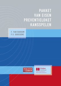 Pakket van eisen preventieloket kansspelen