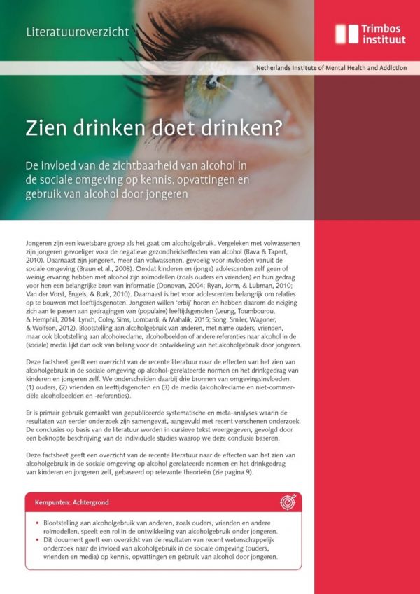 Zien drinken doet drinken?