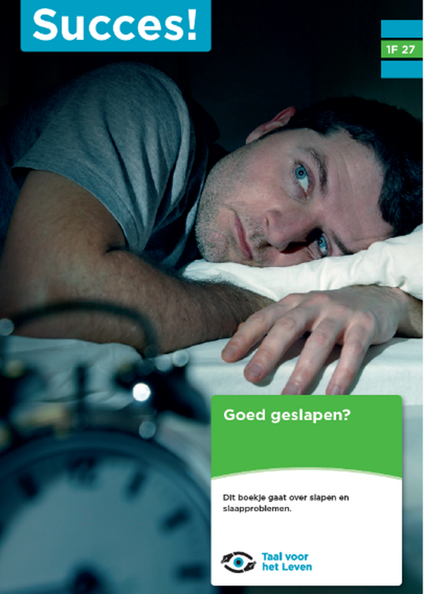 ‘Goed geslapen?’-boekje voor laaggeletterden over slapen en depressieve klachten