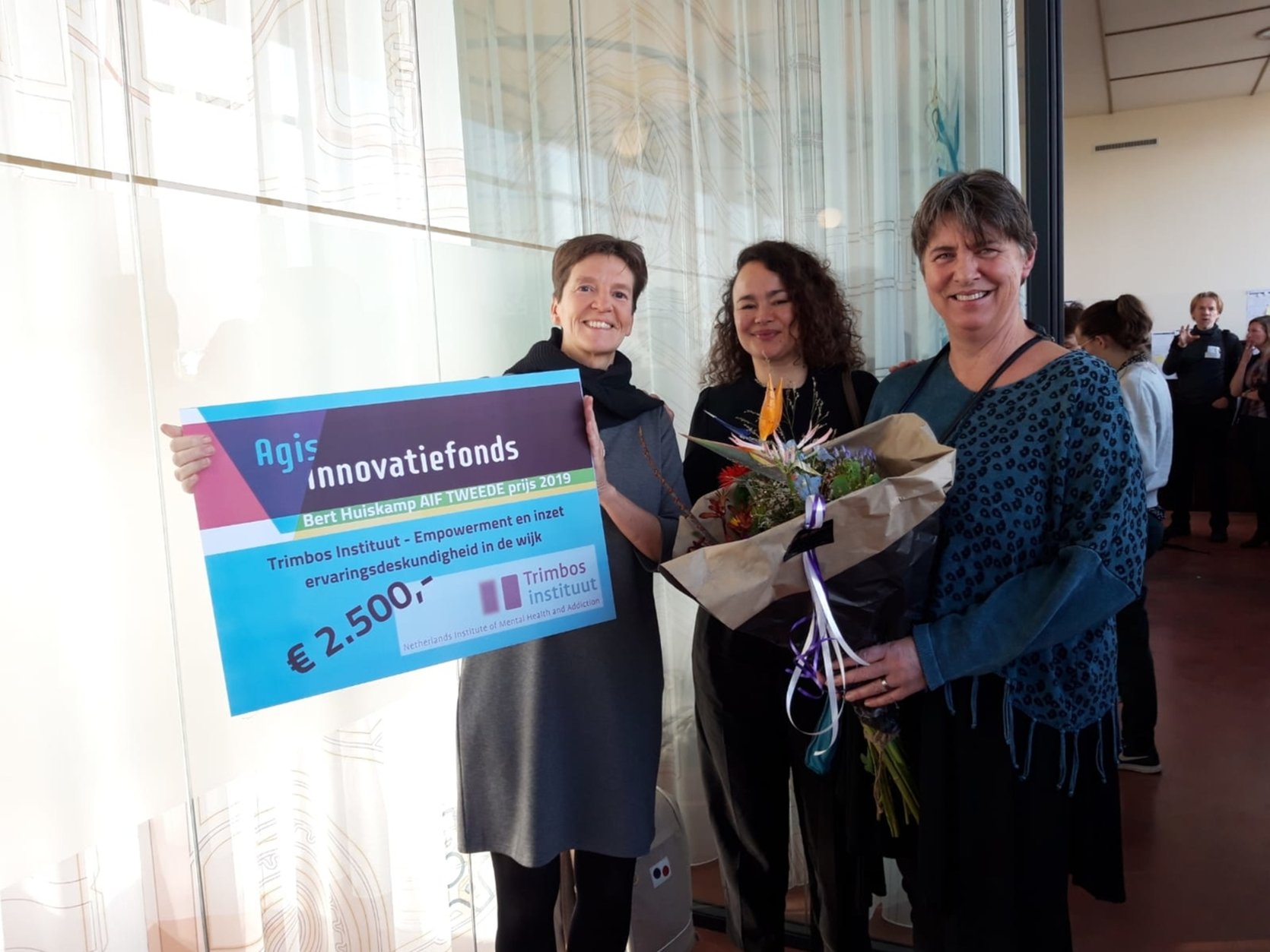 Empowerment in de wijk' tweede prijswinnaar Bert Huiskamp Agis Innovatiefonds
