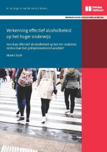 Verkenning effectief alcoholbeleid op het hoger onderwijs