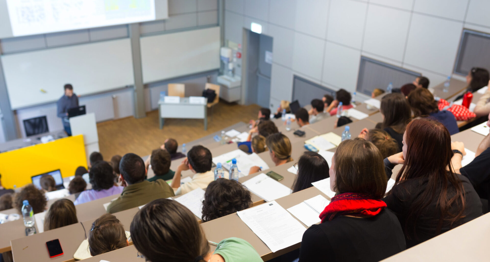 Foto van Studenten in collegezaal