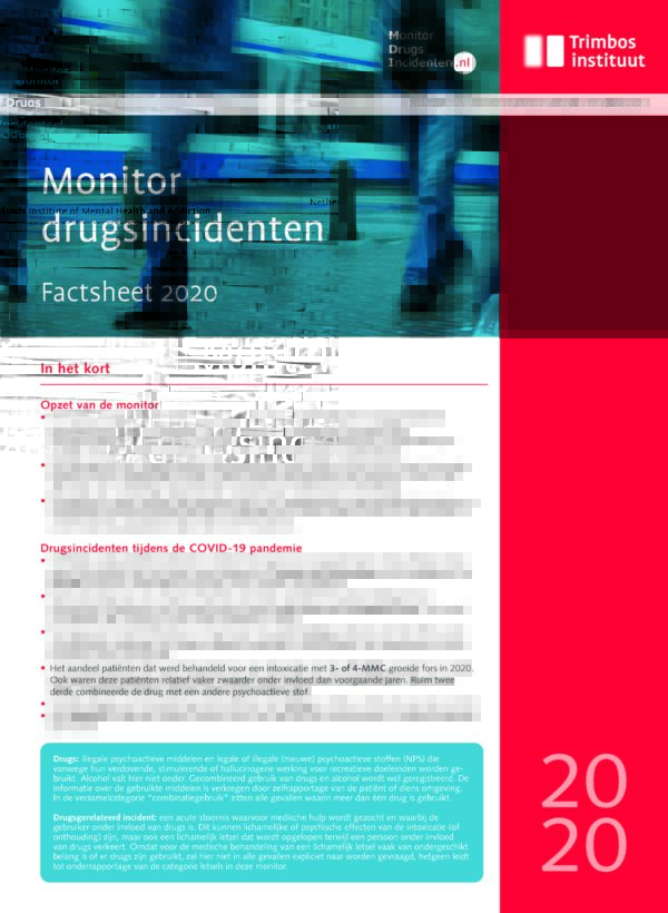 Monitor drugsincidenten 2020
