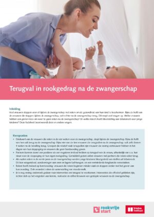 Terugval in rookgedrag na de zwangerschap
