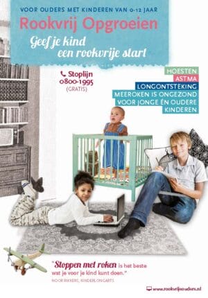 Publieksfolder Rookvrij Opgroeien (set van 50 stuks)