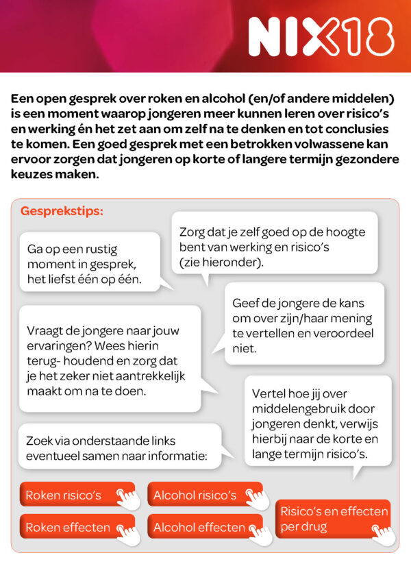 Tips voor een open gesprek over alcohol en tabak