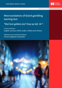 9 talen gokverslaving waarschuwing