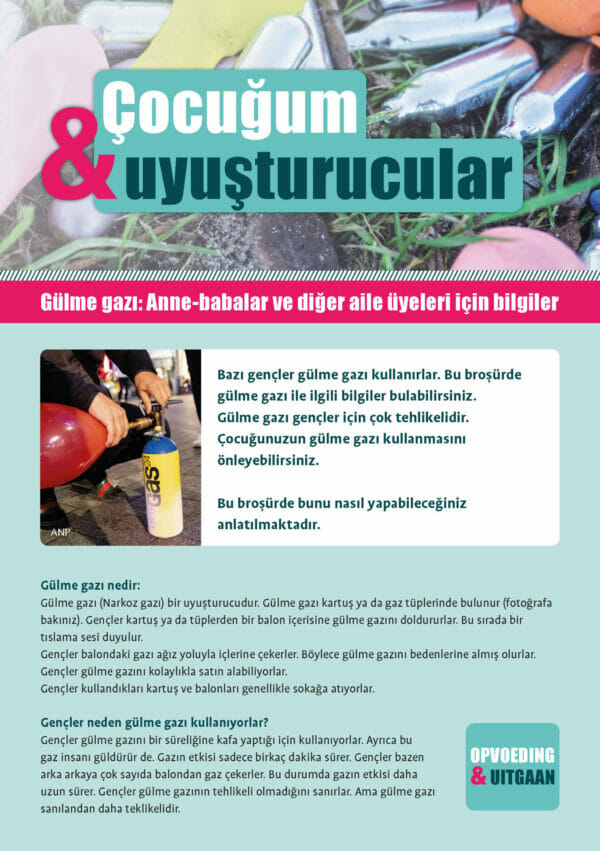 Lachgas Informatie voor ouders - Turks - Nederlands