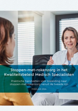 Cover Handboek Stoppen-met-rokenzorg in het Kwaliteitsbeleid Medisch Specialisten