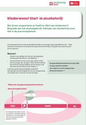 Factsheet zwanger worden en alcohol