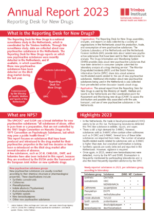 Annual Report Reporting Desk for New Drugs 2023