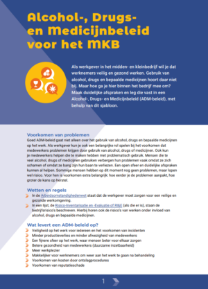Alcohol-, Drugs- en Medicijnbeleid voor het MKB