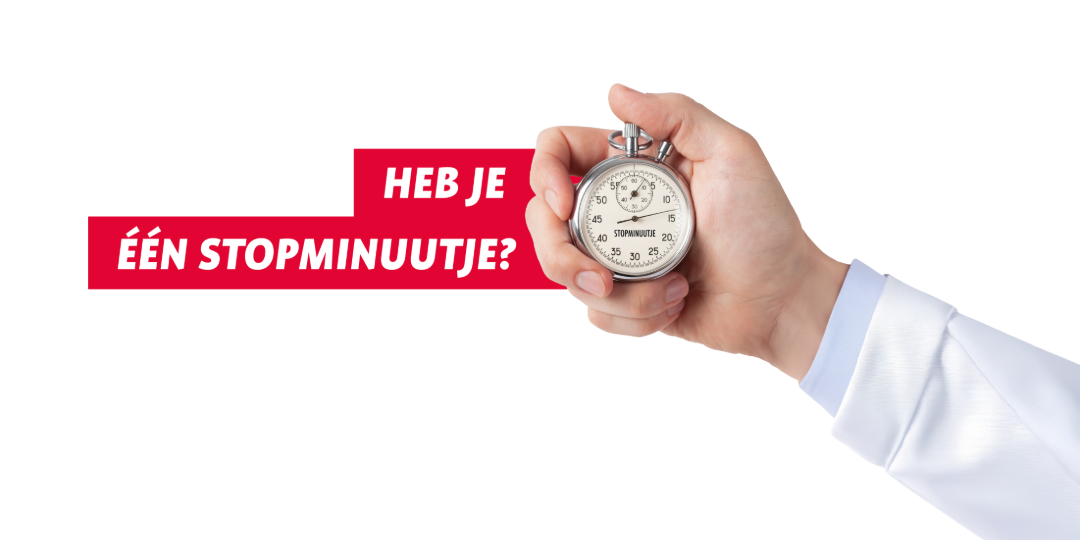 stopminuutje met tekst