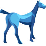 blauwe paard_logo